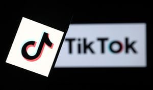 logotipo fotográfico de TikTok  (Foto de Rasit Aydogan / Agencia Anadolu a través de Getty Images).
