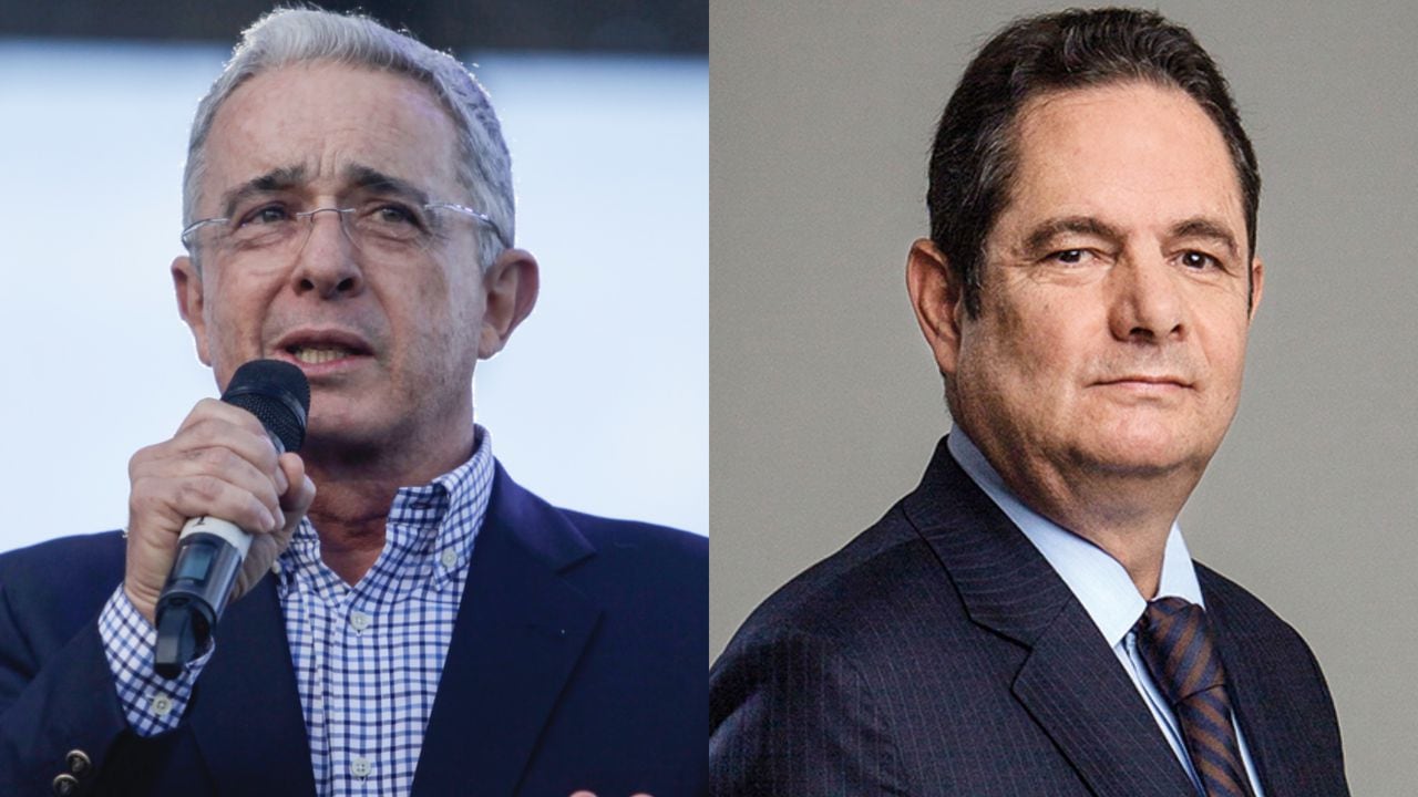 Expresidente Álvaro Uribe y exvicepresidente Germán Vargas Lleras.