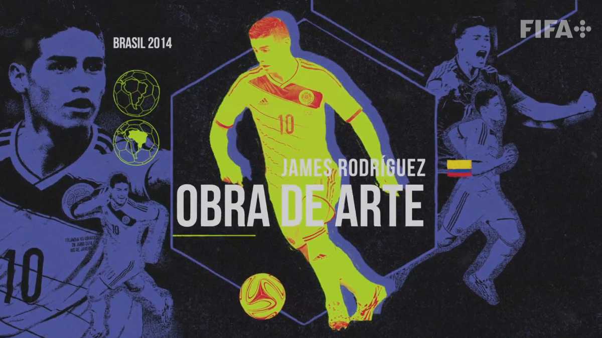 El gol de James Rodríguez como una obra de arte es parte de los contenidos que ofrece FIFA+