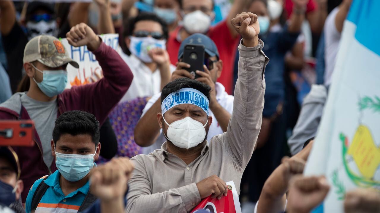 Las protestas en Guatemala llevan varios días. Hoy fueron pacíficas.