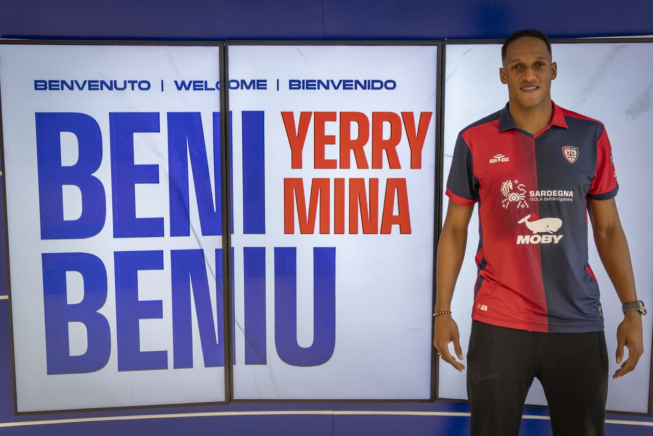 Yerry Mina, nuevo jugador del Cagliari