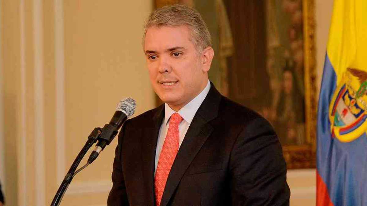 Iván Duque, presidente de la República de Colombia.