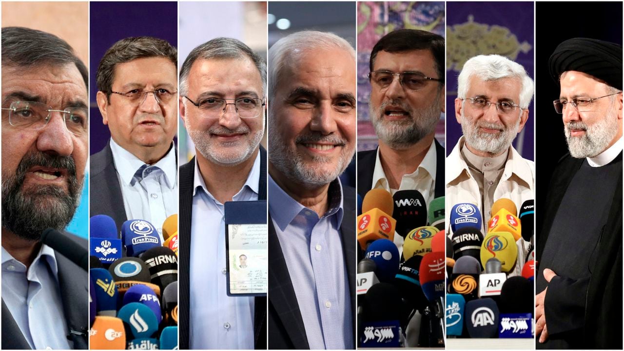 Candidatos iraníes para la presidencia