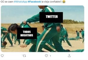 Memes caída Whatsapp, Facebook e instagram