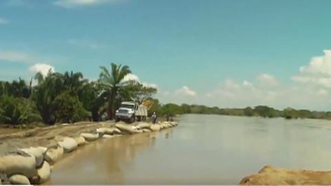 Obras río Cauca sector Caregato 2021