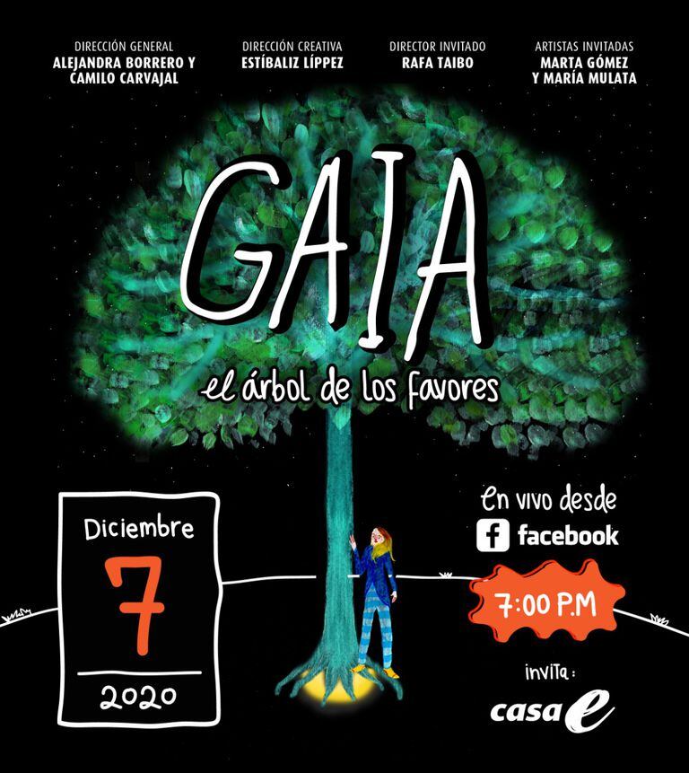 Afiche Gaia. Casa E