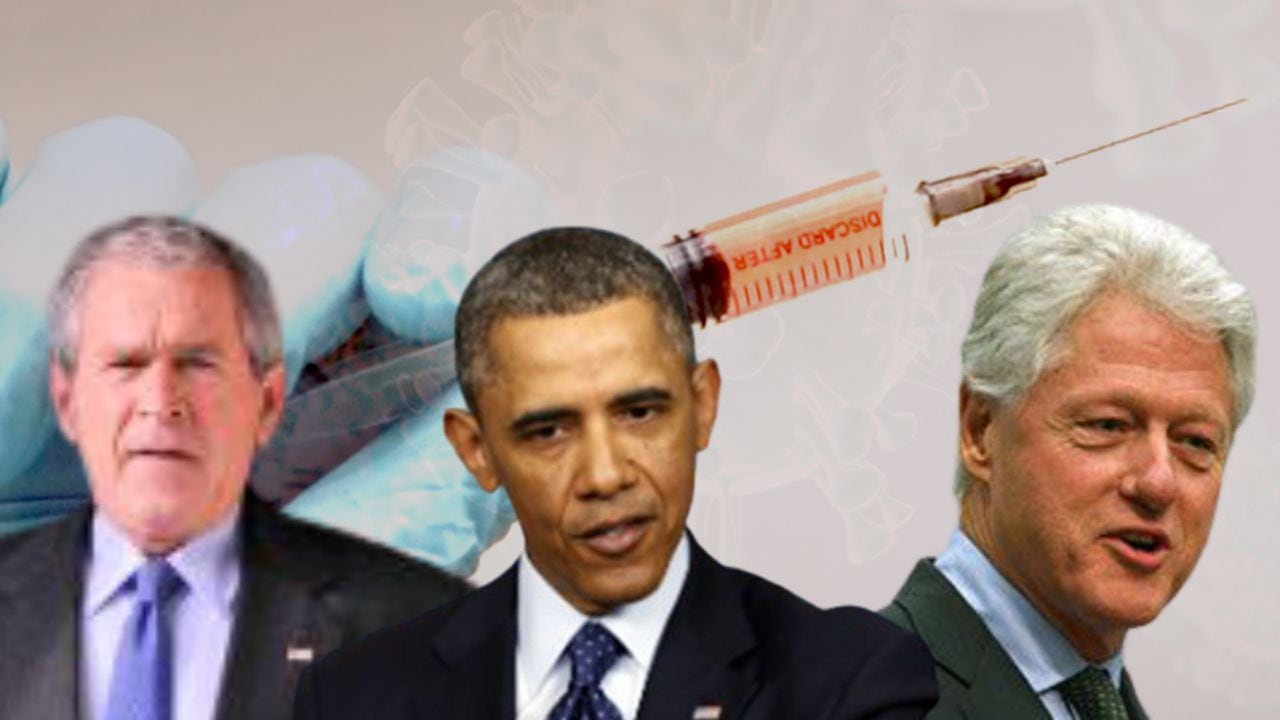 Los expresidentes Obama, Bush y Clinton, listos para vacunarse contra el coronavirus