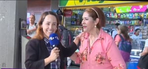 Érika Zapata vivió curioso momento en Noticias Caracol