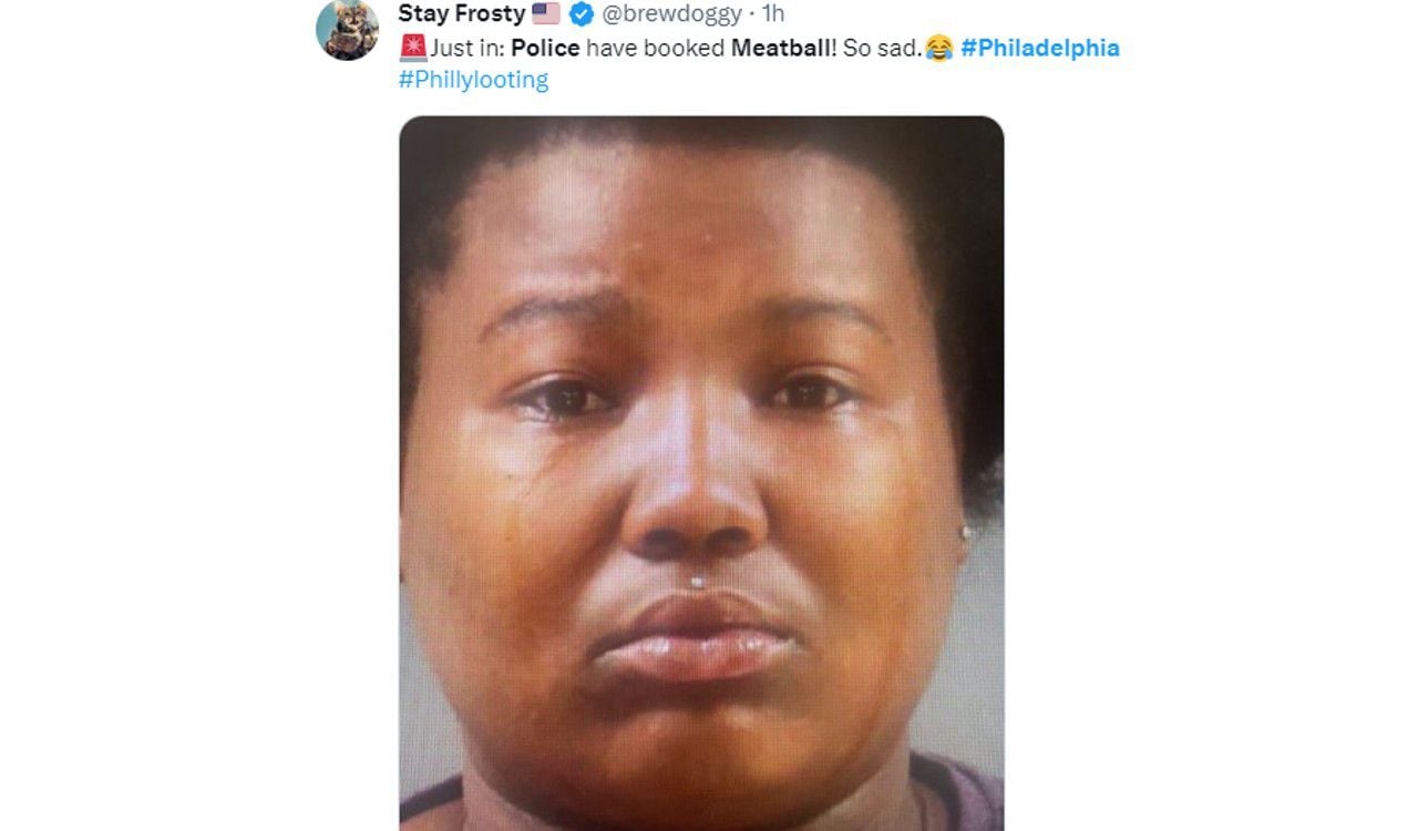 Así lloró Meetball en la foto que le tomó la policía de Filadelfia