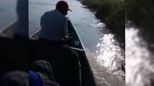Pescadores graban video de subienda 'adelantada' en el río Magdalena.