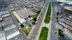 La Secretaría Distrital de Planeación adoptó dos nuevos planes parciales para Bogotá en la localidad de Puente Aranda. Estos son los predios de uno de ellos, del plan parcial Cartón de Colombia.