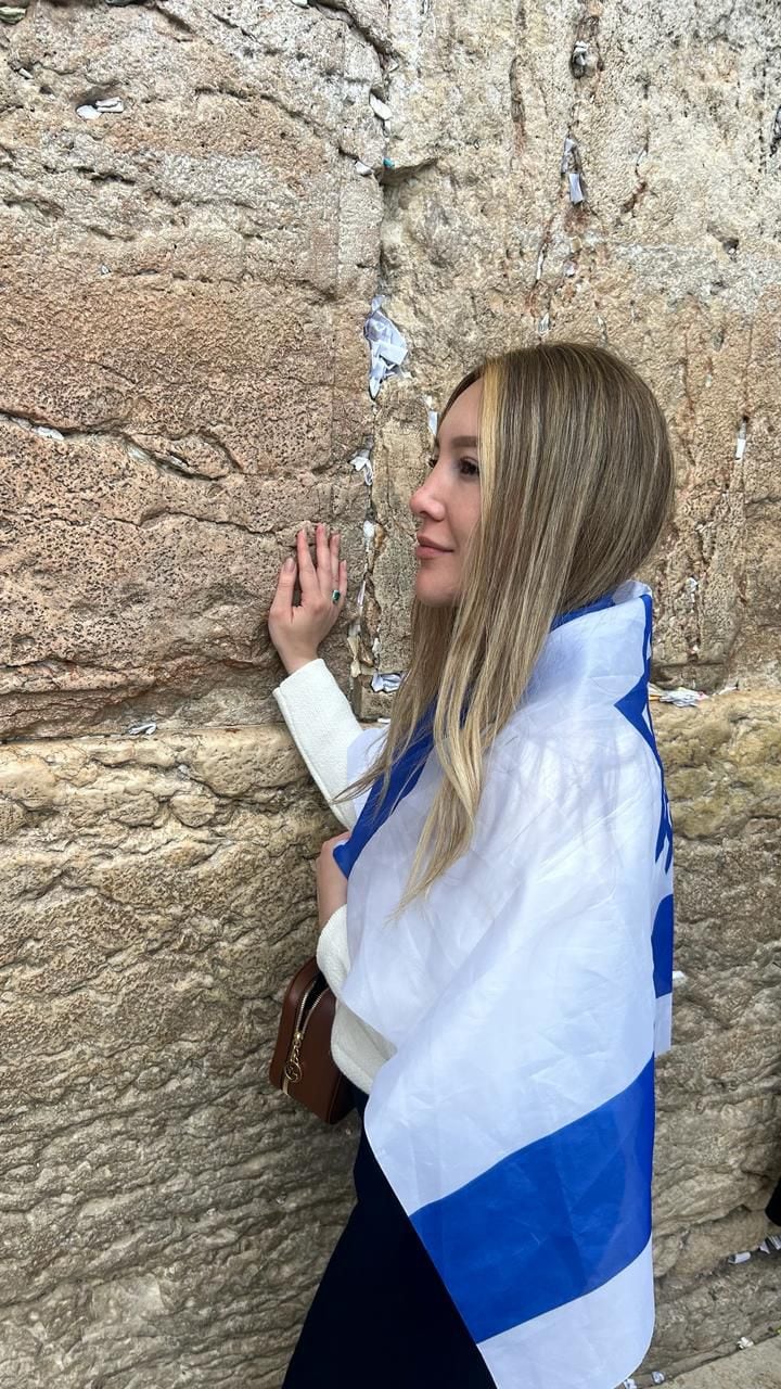Medina visita el muro de los lamentos, en Jerusalén