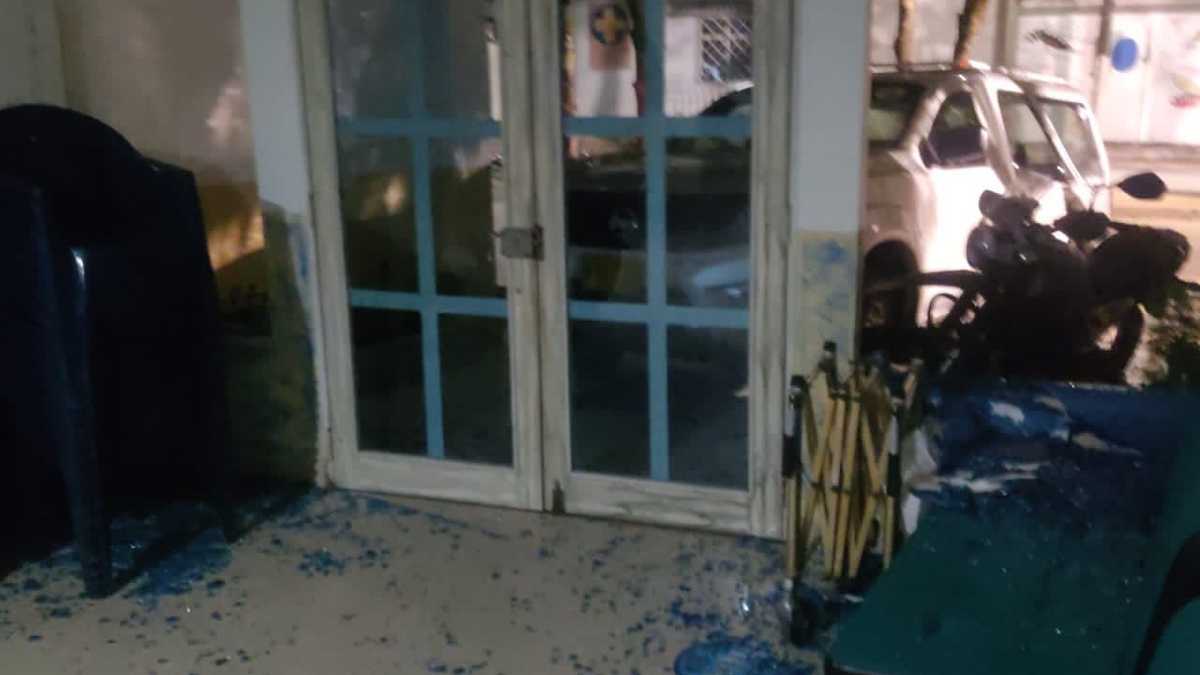 Cuantiosos daños materiales dejó el atentado terrorista en Saravena, Arauca