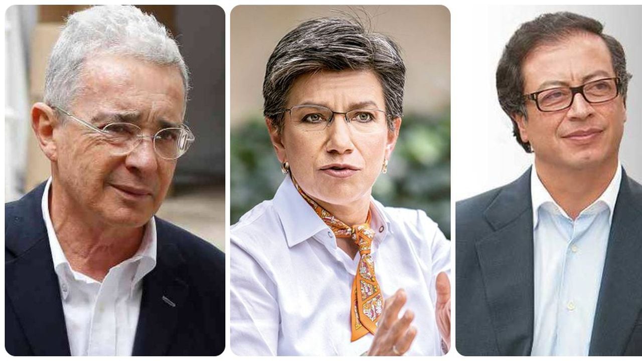 Claudia López, Uribe y Petro