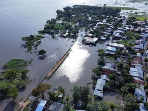 8,74 metros fue el creciente del afluente.