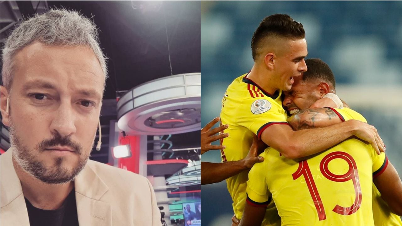 Pablo Carrozza y la Selección Colombia. Foto: Instagram Pablo Carrozza y AP