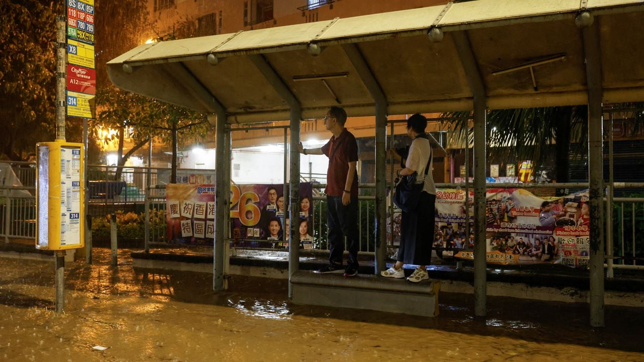 Hong Kong se ha enfrentado a fuertes inundaciones desde el 1° de septiembre.