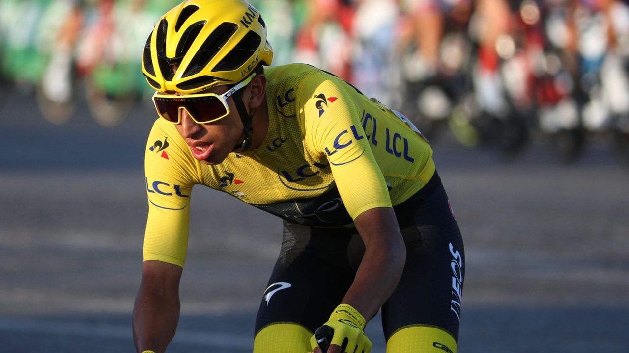 PARIS, FRANCE - JULY 28: Egan Bernal of Colombia and Team INEOS Yellow Leader Jersey / during the 106th Tour de France 2019, Stage 21 a 128km stage from Rambouillet to Paris Champs-Élysées / TDF / #TDF2019 / @LeTour / on July 28, 2019 in Paris, France. (Photo by Getty Images/Chris Graythen)