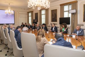 Reunión del presidente Gustavo Petro con gobernadores afines al Pacto Histórico en la Casa de Nariño.