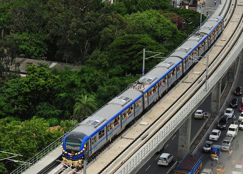 Según la Cámara de Comercio de Infraestructura, el tren elevado entre Buenaventura y Barranquilla costaría 700 billones de pesos. Imagen de referencia. (Colprensa - Juan Páez).