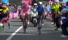 Tadej Pogacar y Nairo Quintana juntos en el Giro de Italia 2024