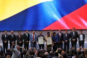 Entrega de Credenciales a Presidente Electo Gustavo Petro y Vicepresidenta Francia Marquez