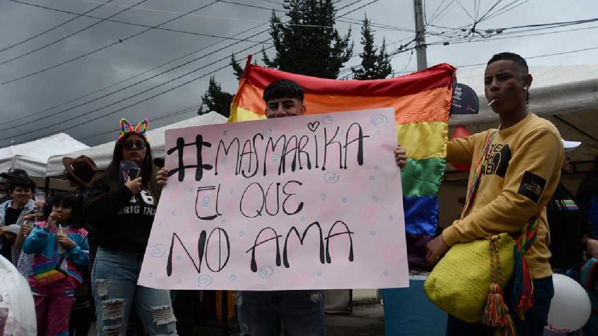 Marcha del Orgullo LGBT en el sur de Bogotá