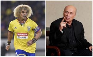 Carlos Antonio Vélez controvierte opinión del Pibe Valderrama sobre la convocatoria de James y Falcao a la Selección Colombia.