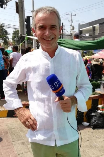 El presentador ha recorrido Colombia en busca de las noticias