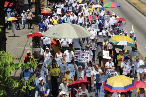 Marcha de la Mayoría 16 de agosto contra el gobierno de Gustavo Petro