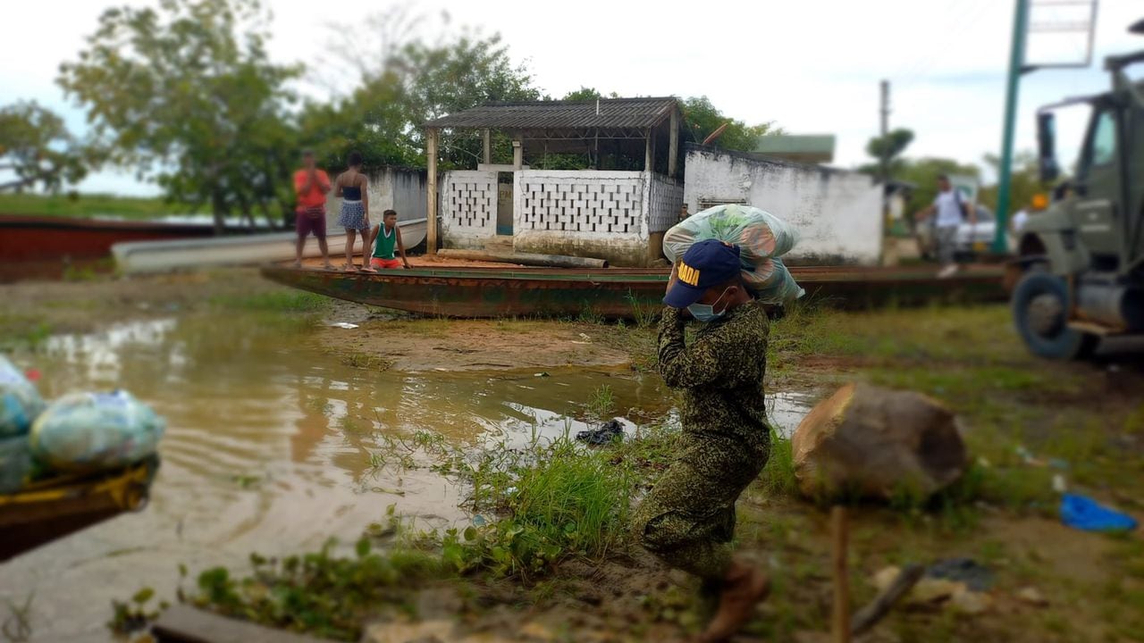 Atención de Fuerzas militares durante temporada de lluvias