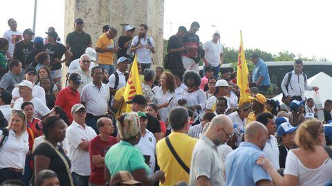 Judith Pinedo recibió coaval para la Alcaldía de Cartagena por el Partido Verde. Foto: Jorge Lobo