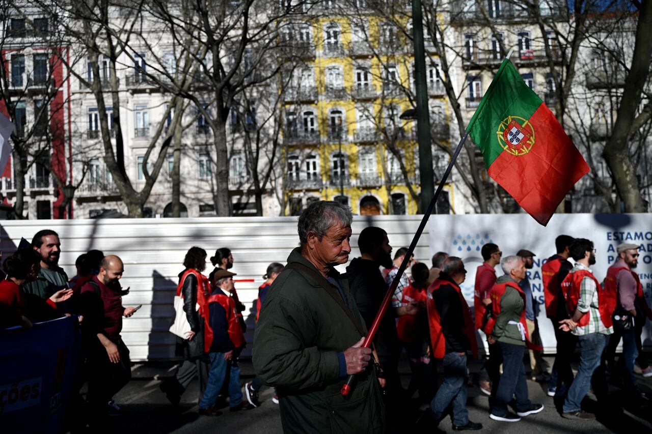 Protestas en Lisboa, Portugal