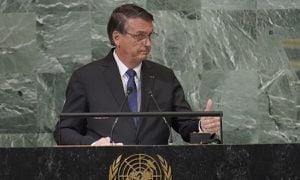 El presidente de Brasil aprovechó su discurso en la ONU para hacer campaña, a dos semanas de las elecciones en las que definirá si logra ser reelecto.