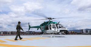 Helicóptero Halcón de la Policía patrullará Bogotá