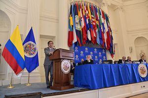 Presidente Gustavo Petro en su discurso ante la OEA