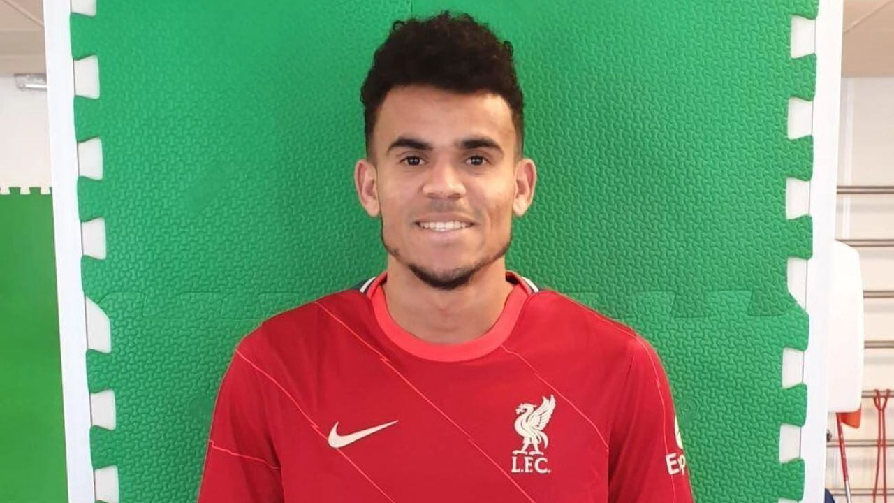 Luis Díaz, nuevo jugador del Liverpool. Foto: Liverpool oficial