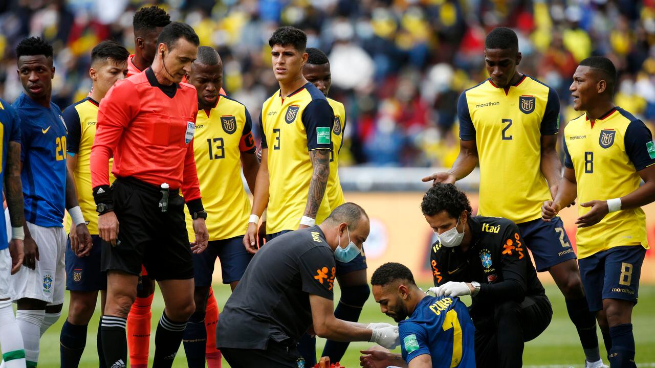 El choque entre ecuatorianos y brasileños dejó una imagen escalofriante.