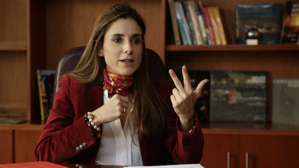 La viceministra de Minas, Natalia Gutiérrez.