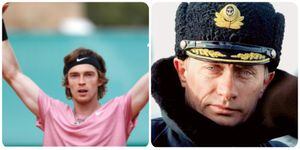 Andrey Rublev y Vladimir Putin