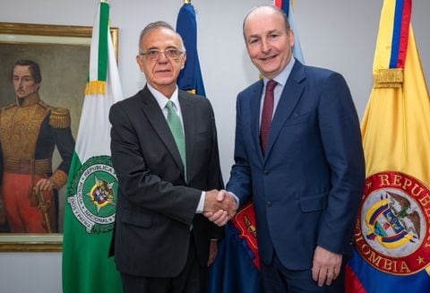 Reunión entre el ministro Iván Velásquez y el Viceprimer Ministro de Irlanda, Micheal Martin.