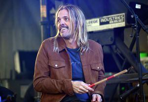 MALIBU, CALIFORNIA - DECEMBER 02: Drummer Taylor Hawkins of  Foo Fighters performs onstage during the One Love Malibu Festival at King Gillette Ranch  on December 02, 2018 in Malibu, California. (Photo by Scott Dudelson/Getty Images for ABA)