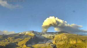 Volcán Nevado del Ruiz.