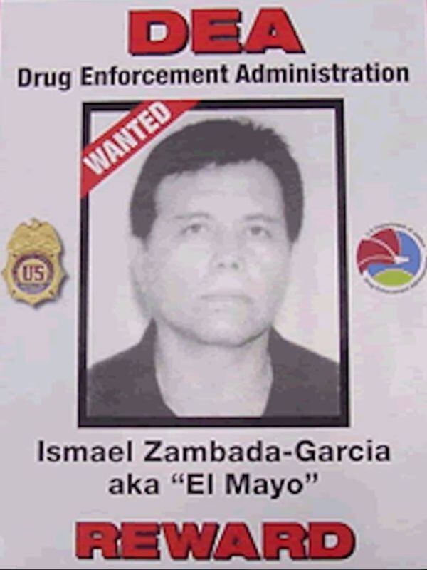 El Mayo Zambada en un cartel de búsqueda de la DEA.