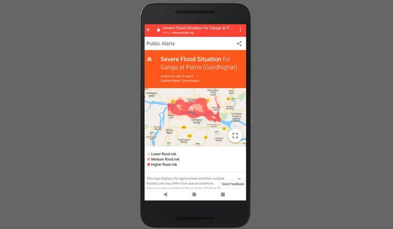 Google implementa un sistema para alertar sobre inundaciones en Colombia.