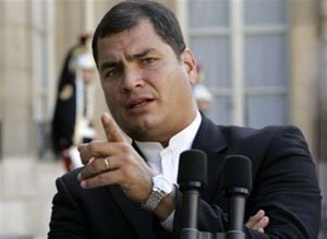 Rafael Correa, presidente de Ecuador.