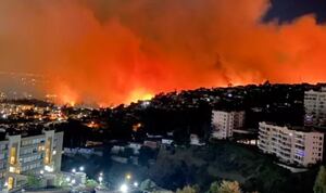 Incendio en Viña del Mar, Valparaíso, Chile
- BOMBEROS DE CHILE.