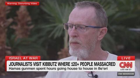 En la entrevista realizada por CNN, el hombre contó como fue enterarse de la muerte de su hija