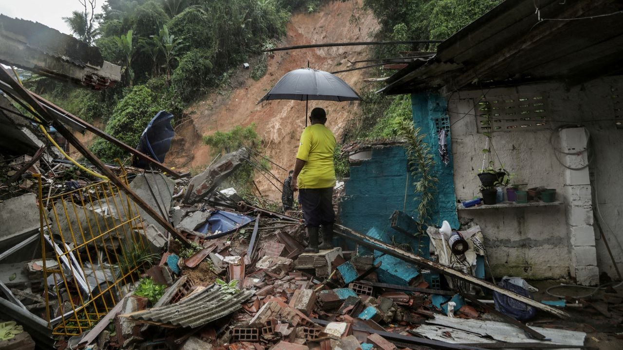 En imágenes : Deslizamientos de tierra provocados por lluvias en Recife