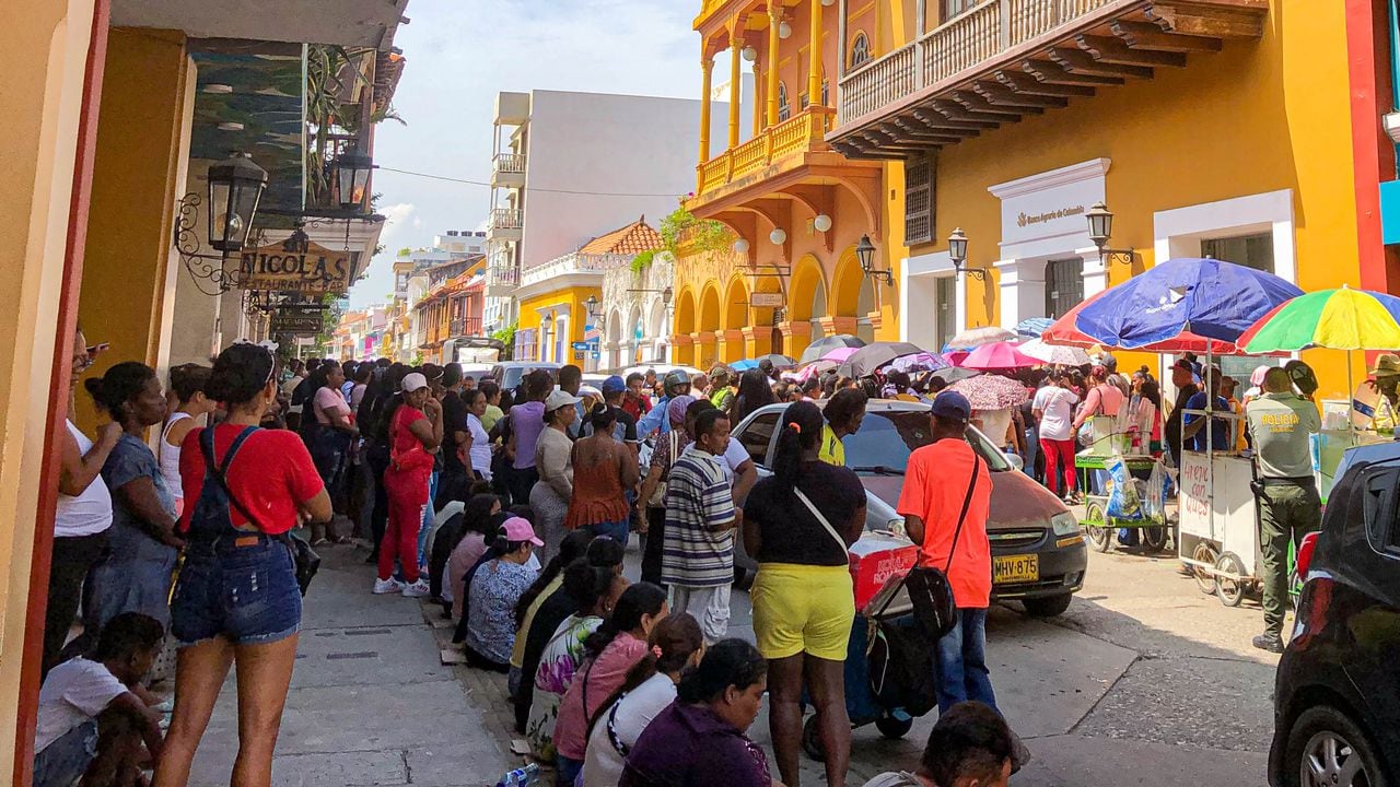Reclamo del subsidio de Renta Ciudadana en Cartagena